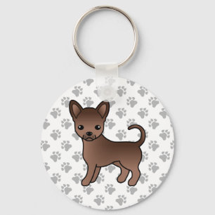 Chaveiro Casaco Chihuahua Cartoon Cachorro e patas