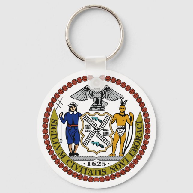 Chaveiro Casaco de Armas Americana (Frente)