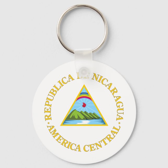Chaveiro Casaco de armas da Nicarágua (Frente)