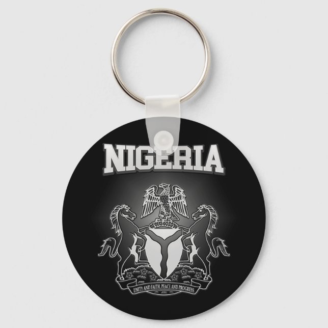 Chaveiro Casaco de armas da Nigéria (Frente)