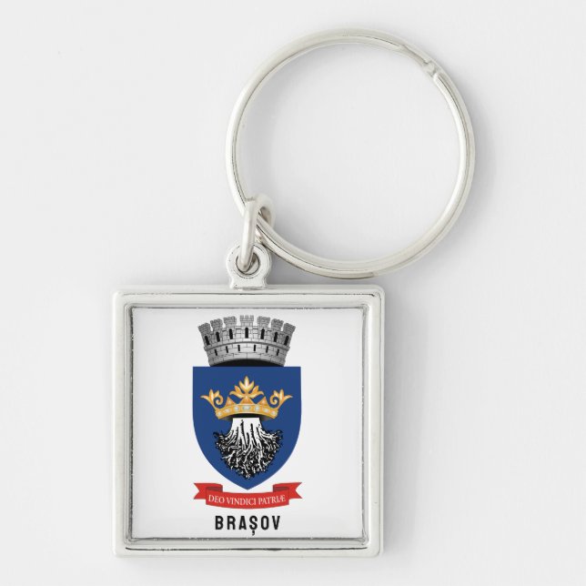 Chaveiro Casaco de Armas de Brașov, Romênia (Frente)