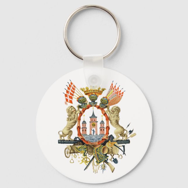 Chaveiro Casaco de Armas de Copenhaga (Frente)