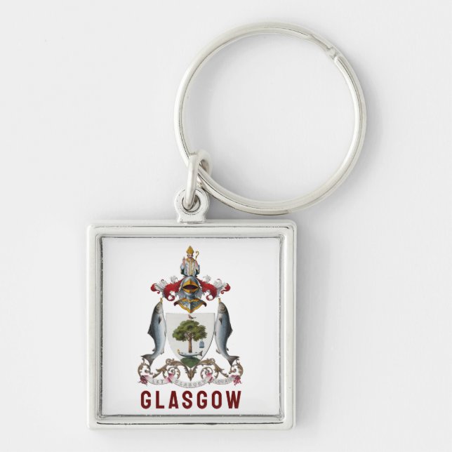 Chaveiro Casaco de Armas de Glasgow, ESCÓCIA (Frente)
