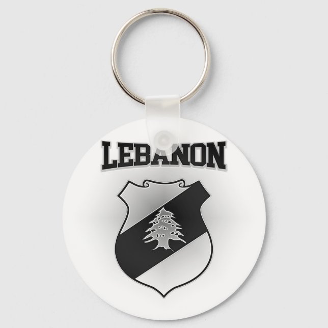 Chaveiro Casaco de armas do Líbano (Frente)
