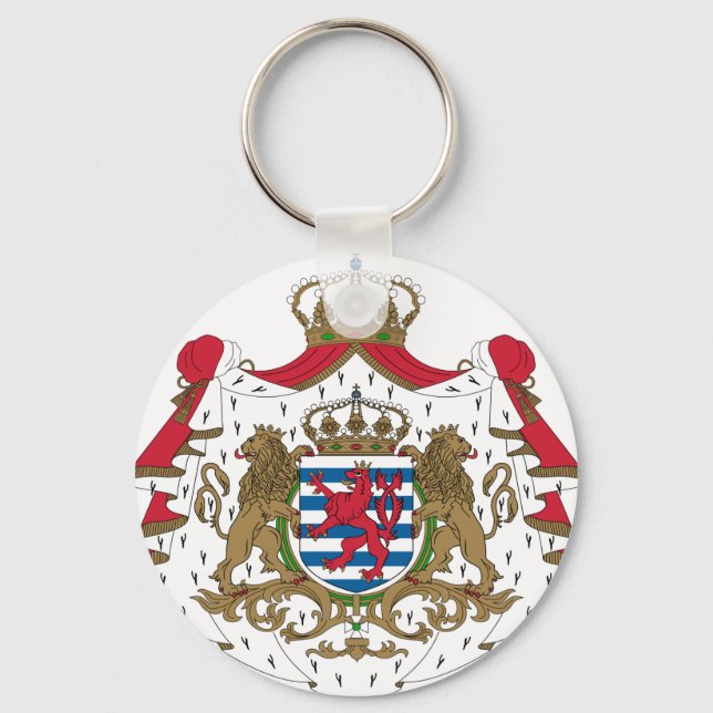 Chaveiro Casaco De Armas Do Luxemburgo (Frente)
