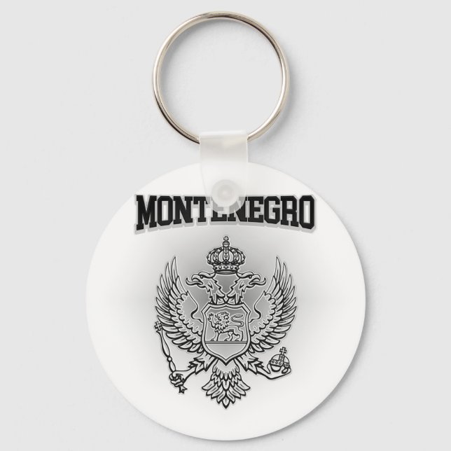 Chaveiro Casaco de armas do Montenegro (Frente)