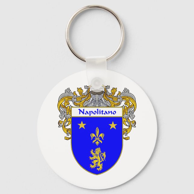 Chaveiro Casaco de Armas Napolitano (Mantled) (Frente)