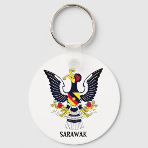 Chaveiro Casaco de Armas Sarawak - MALÁSIA