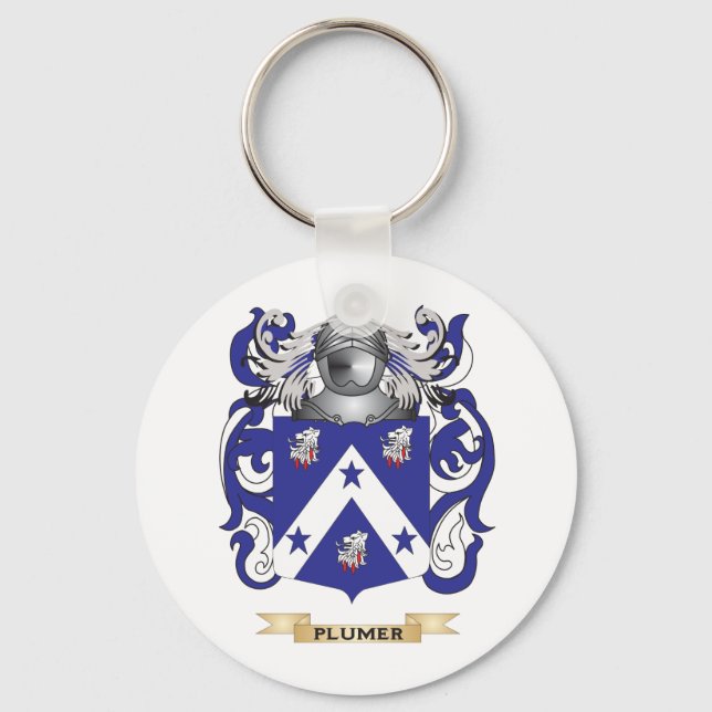 Chaveiro Casaco de Braços de Plumer (Crest Familiar) (Frente)