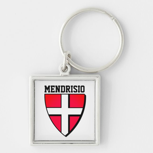 Chaveiro Casaco de braços Mendrisio - SUIÇA (Frente)