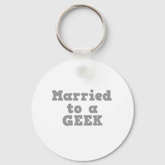 CHAVEIRO CASADO COM UM GEEK (Frente)
