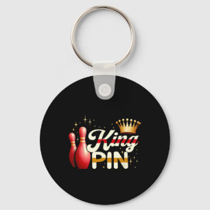 Chaveiro Casais Bowler League Boliche King Pin Vestindo Cro