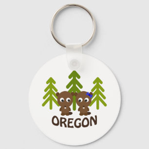Chaveiro Casal bonito Oregon do castor