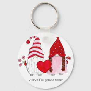 Chaveiro Casal de Gnome Um amor como gnomo outro