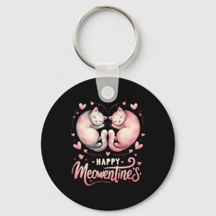 Chaveiro Casal do Namorados Gato-Lover Feliz de Meowentine