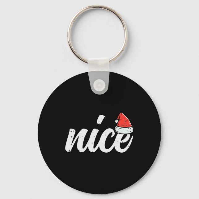 Chaveiro Casal Feliz De Natal Que Corresponde Ao Xmas. (Frente)