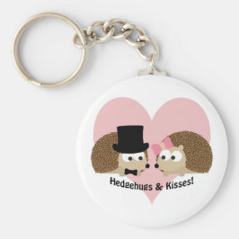 Chaveiro Casal Hedgehugs e Kisses Hedgehog
