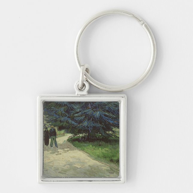 Chaveiro Casal no parque, Arles de Vincent van Gogh |, 1888 (Frente)