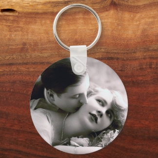 Chaveiro Casal Românico Vintage Foto Retroativa Amor Elegan