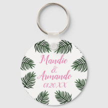 Casamento de Casais com Folhagens Tropicais