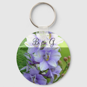 Chaveiro Casamento de Larkspur da lavanda