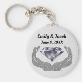 Chaveiro Casamento Diamond Hands