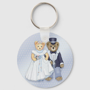 Chaveiro Casamento do urso de ursinho - personalize