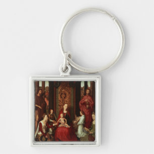 Chaveiro Casamento místico de St. Catherine e outros santo