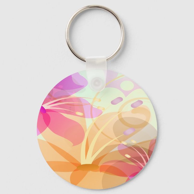 Chaveiro Casamento Pastel Lily (Frente)