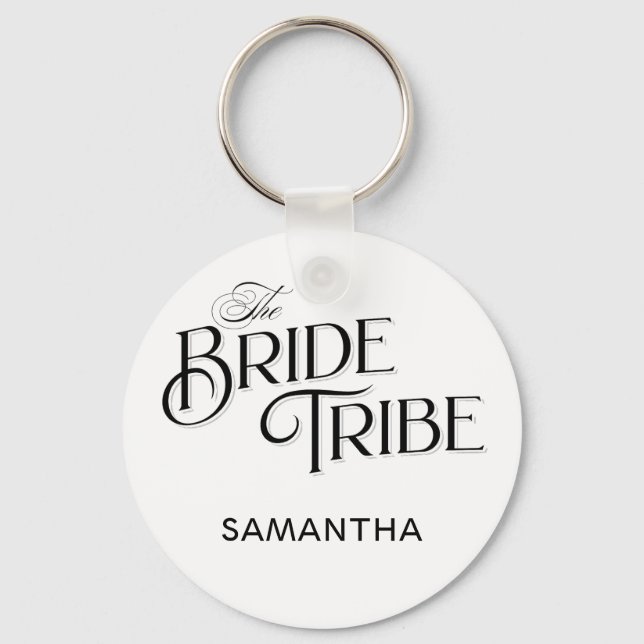Chaveiro Casamento Personalizado de Bridesmaid do Script Pr (Frente)