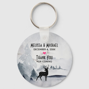 Chaveiro Casamento por Aquarela de Cinzas Russas de Reindee