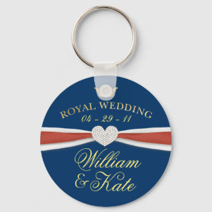 Chaveiro Casamento Real - Presentes de William & Kate Keeps