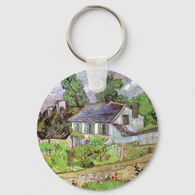 Chaveiro Casas em Auvers, Vincent van Gogh. (Frente)