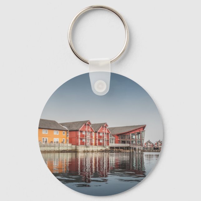 Chaveiro Casas Pintadas Norueguesas (Frente)