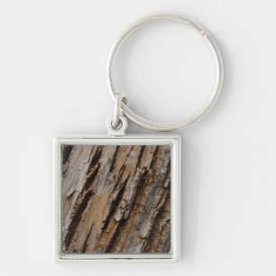 Chaveiro Casca de Árvore I Design Texturizado Abstrato Natu