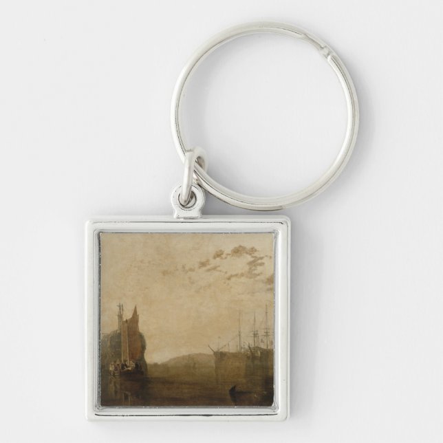 Chaveiro Cascos de Joseph Mallord William Turner | no Tamar (Frente)