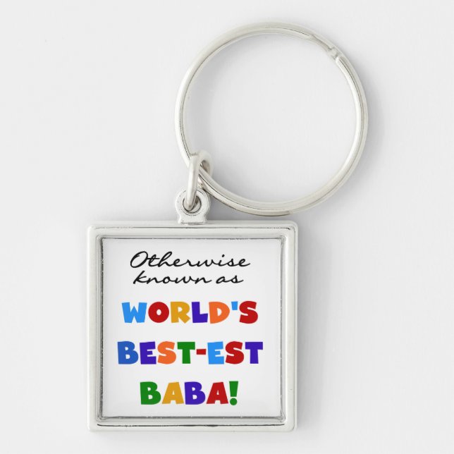 Chaveiro Caso contrário, conhecida como melhor T-shirts e p (Frente)