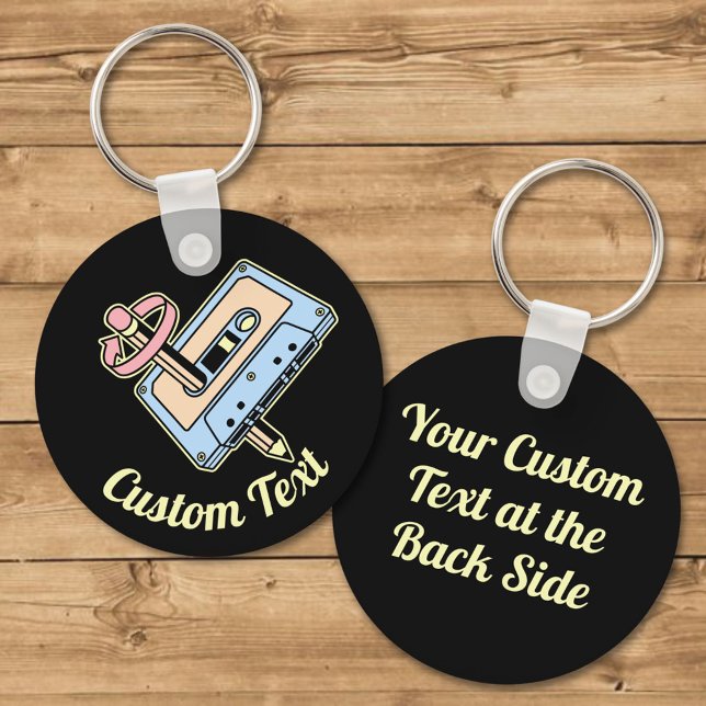 Chaveiro Cassete de áudio com lápis (Criador carregado)