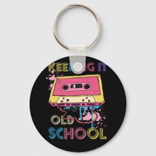 Chaveiro Cassette Tape Music Retro 80s Mantendo a Escola An