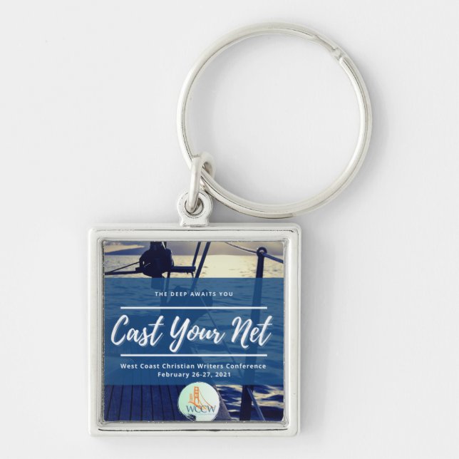 Chaveiro Cast Your Net Keyring with Ocean/Ship Artwork (Frente)