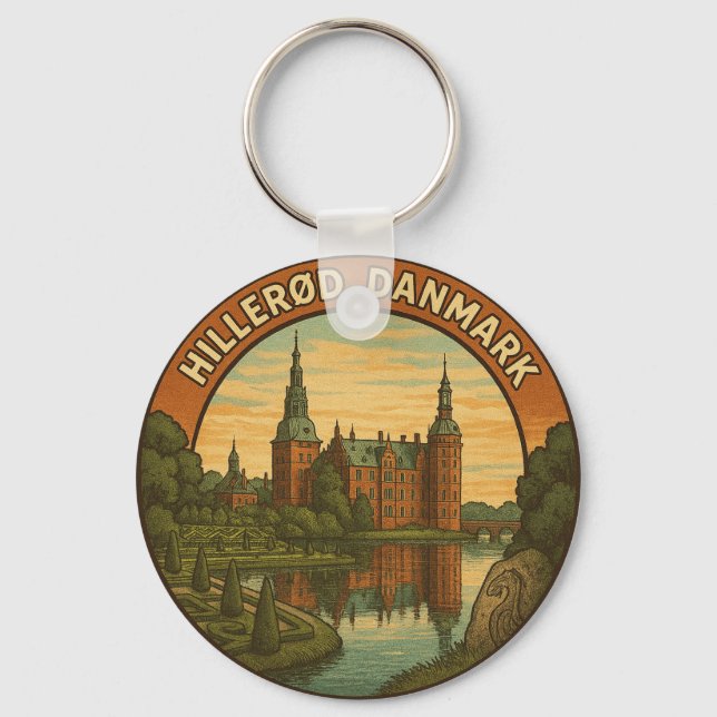 Chaveiro Castelo de Hillerød Dinamarca (Frente)
