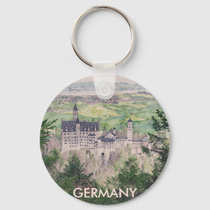 Chaveiro Castelo de Retro Neuschwanstein na Alemanha
