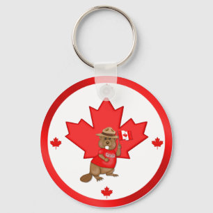 Chaveiro Castor orgulhosa canadense