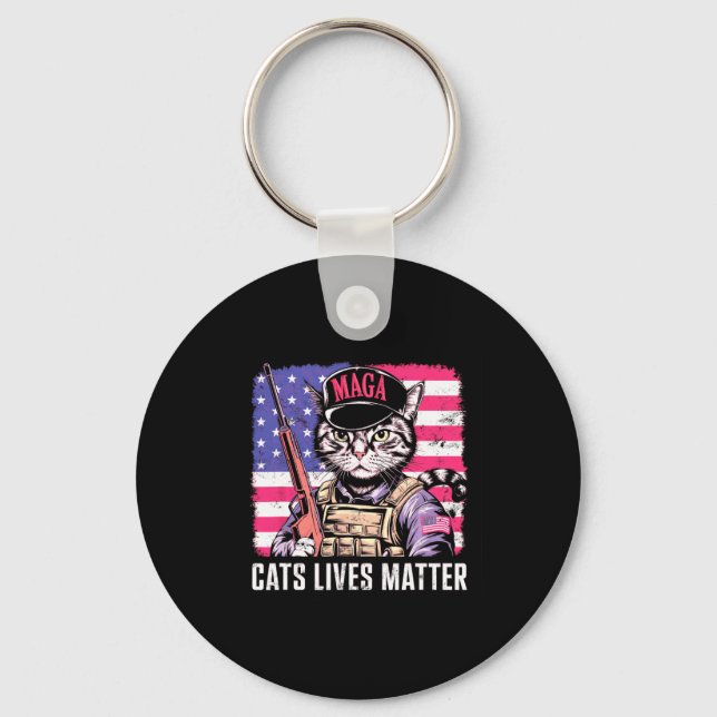 Chaveiro Cat Lives (Frente)