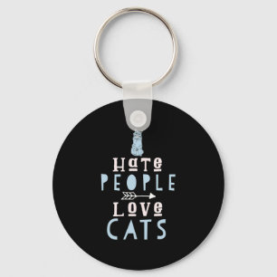 Chaveiro Cat Lover I Ama Gatos E Pessoas