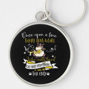 Chaveiro Cat Lovers   Quem Adorava Gato E Trombone