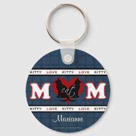 Chaveiro Cat Mãe Gatinho Personalizada Amor