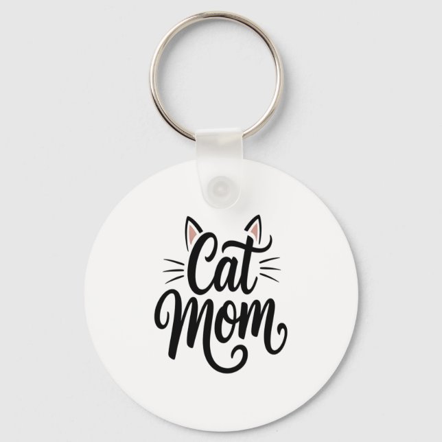 Chaveiro Cat Mãe Sussurros e Orelhas (Frente)
