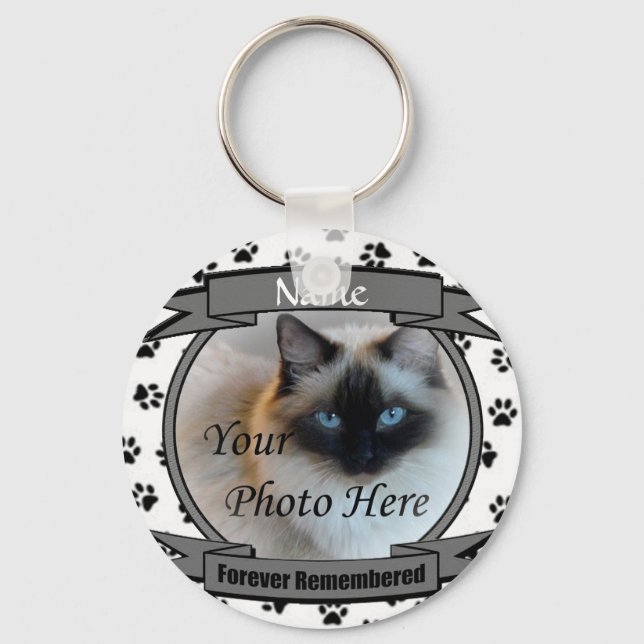 Chaveiro Cat Memorial Forever Lembrado (Frente)