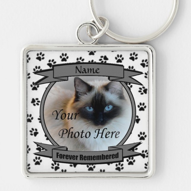 Chaveiro Cat Memorial Forever Lembrado (Frente)